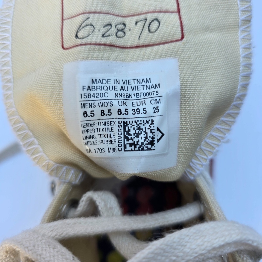 Converse Chuck 70 Pride Parade 2017 Rainbow Hi 158420C Mens 6.5 Womens 8.5 - Picture 14 of 15